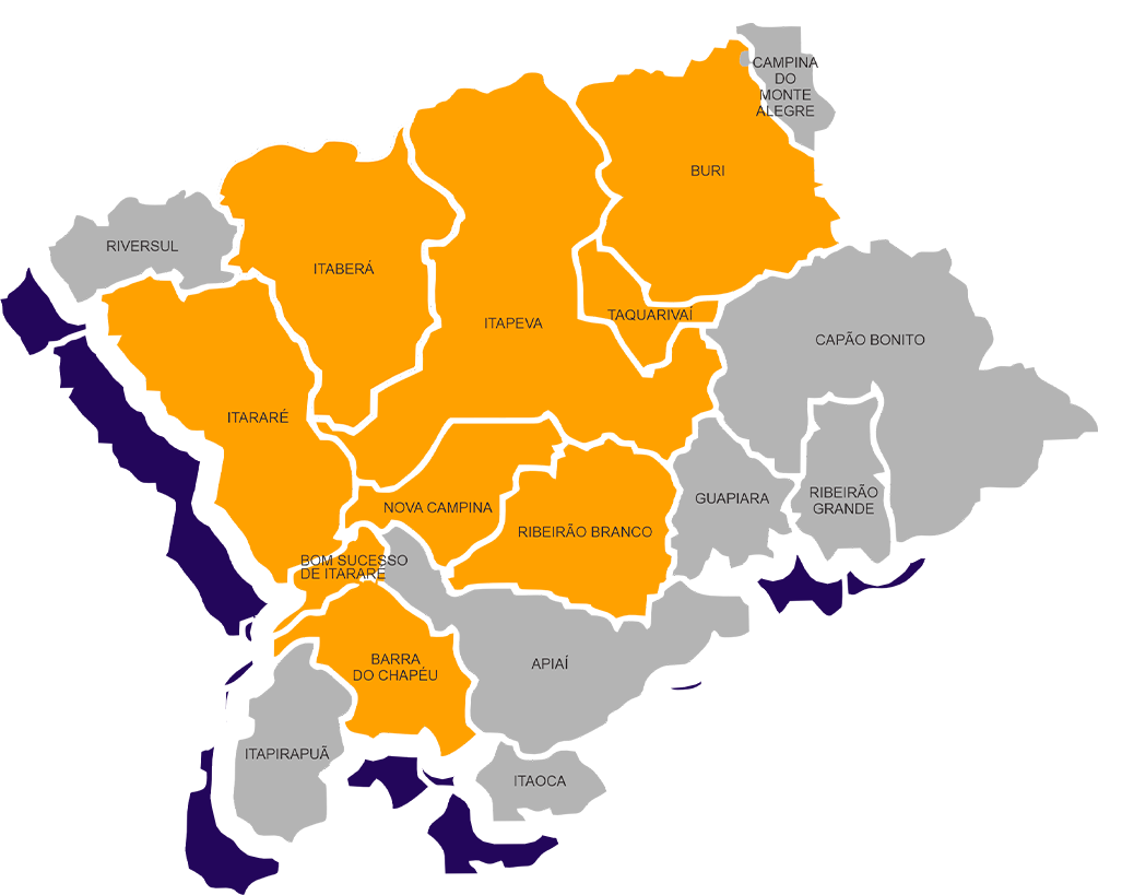 Mapa de Cobertura Regional Novum